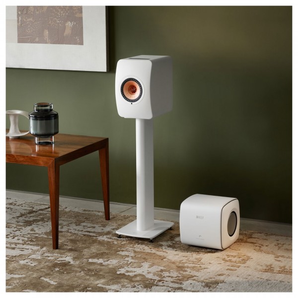 KEF KC62 Mineral White Subwoofer