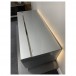 Spectral COCOON CO5 Silver TV Cabinet w/ Silver Fabric Front & Backlight