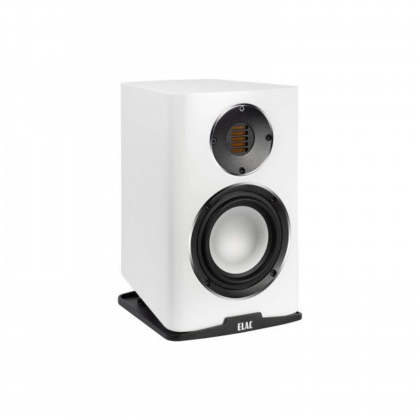 ELAC Carina BS 243.4 Satin White Book Shelf Speakers (pair)