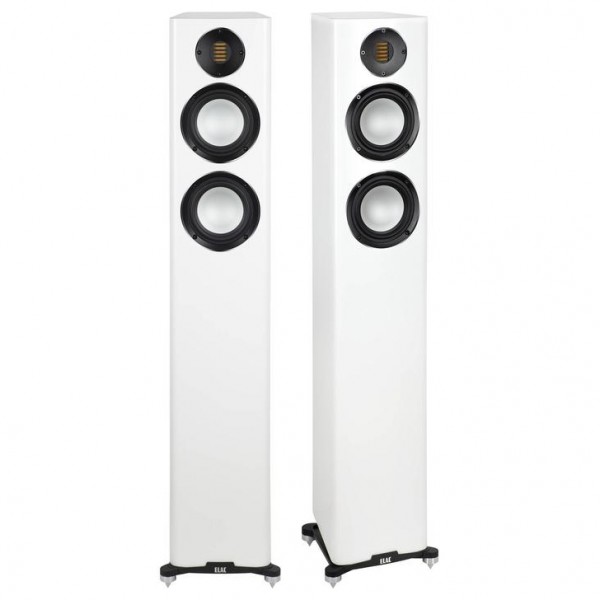 ELAC Carina FS 247.4 Satin White Floorstanding Speakers (Pair)