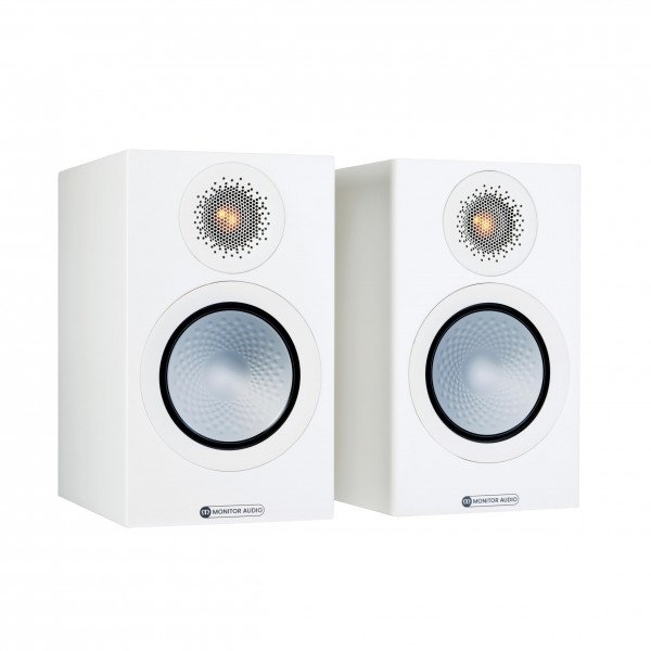 Monitor Audio Silver 50 7G Satin White Bookshelf Speakers (Pair)