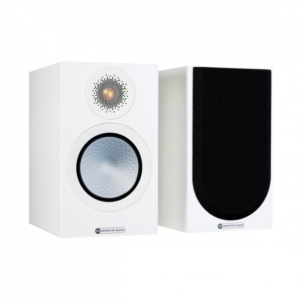 Monitor Audio Silver 50 7G Satin White Bookshelf Speakers (Pair)