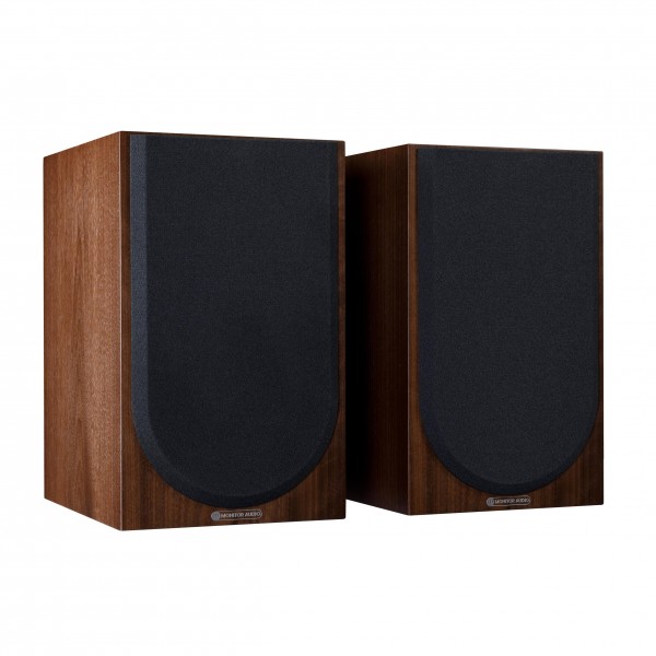 Monitor Audio Silver 100 7G Bookshelf Speakers (Pair), Natural Walnut ...