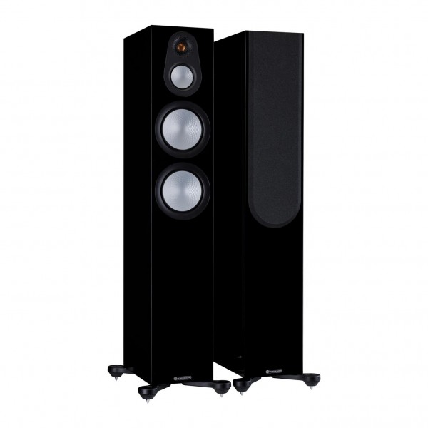 Monitor Audio Silver 300 7G Gloss Black Floorstanding Speaker (Pair)