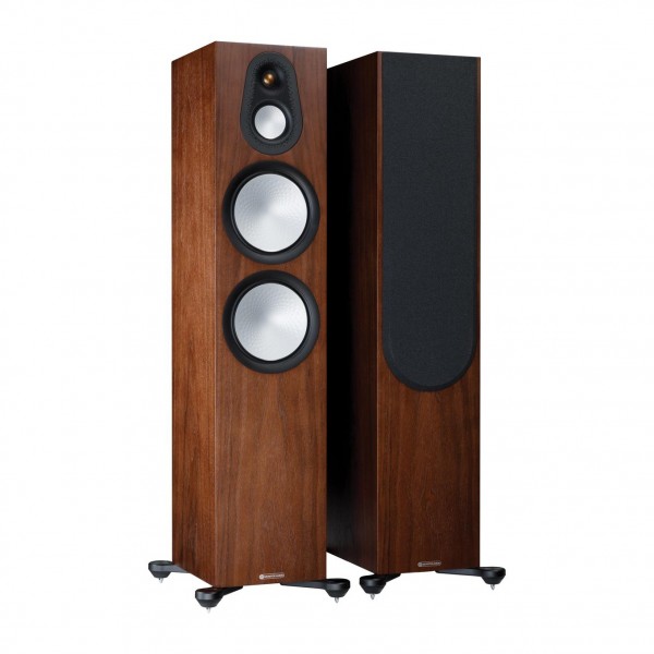 Monitor Audio Silver 500 7G Natural Walnut Floorstanding Speaker (Pair)