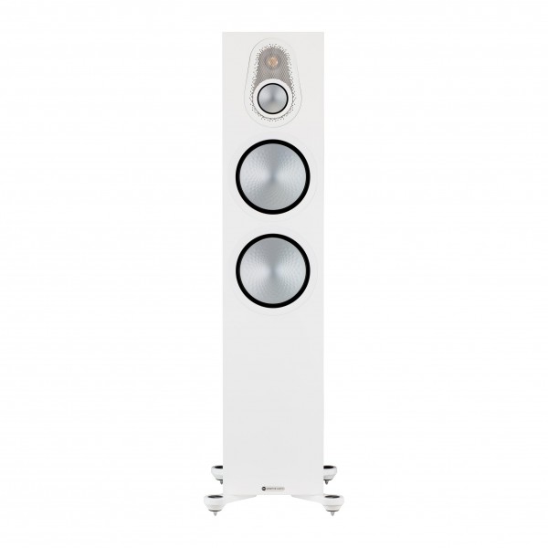 Monitor Audio Silver 500 7G Floorstanding Speaker (Pair), Satin White ...
