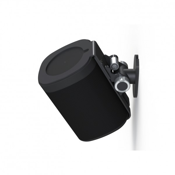 Mountson Security Lock Wall Mount For Sonos One, One SL and Play:1 Black