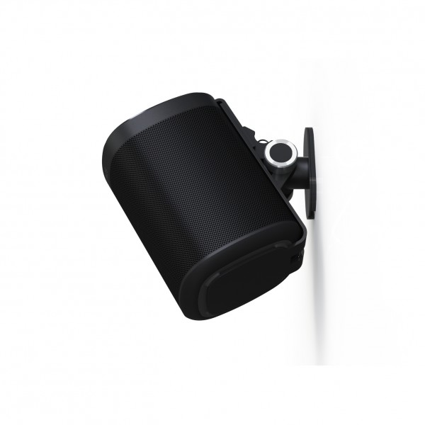 Mountson Security Lock Wall Mount For Sonos One, One SL and Play:1 Black