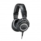 Audio Technica ATH-M50X-BLK Professional Monitor Headphones, Black