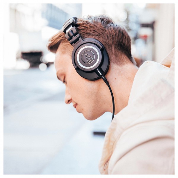 Audio Technica ATH-M50X-BLK Professional Monitor Headphones