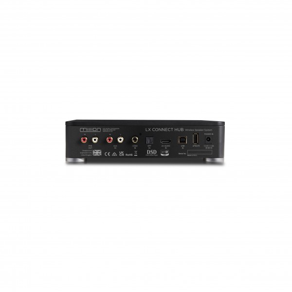 Mission LX CONNECT Black Wireless Speaker System