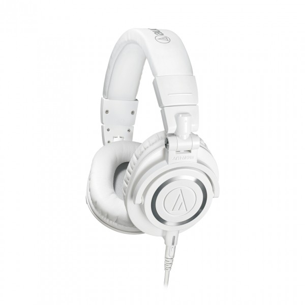 Audio Technica ATH-M50X-WHT White Professional Monitor Headphones