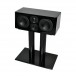 Fisual Dynami Gloss Black Centre Speaker Stand 450mm (Single)