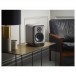 Q Acoustics Concept 30 Gloss Silver Bookshelf Speaker (Pair)