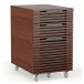 Corridor 6507 Mobile File Pedestal Chocolate Stained Walnut