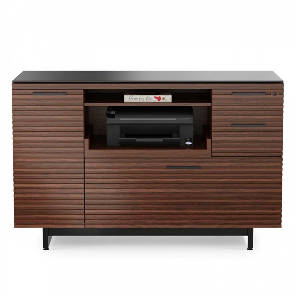 Corridor 6520 Multifunction Cabinet Chocolate Stained Walnut