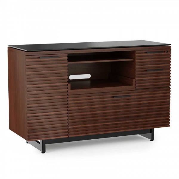 Corridor 6520 Multifunction Cabinet Chocolate Stained Walnut