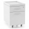 Podstavec na mobilní pořadač BDI Centro 6407, Satin White na dubu