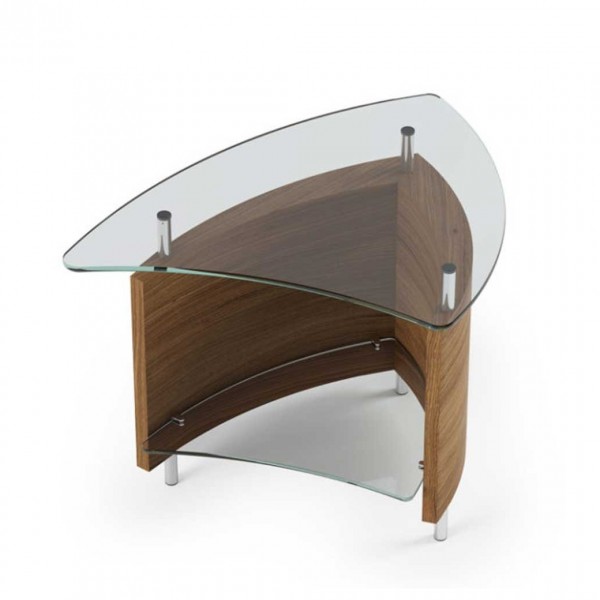 Fin 1110 End Table Natural Walnut