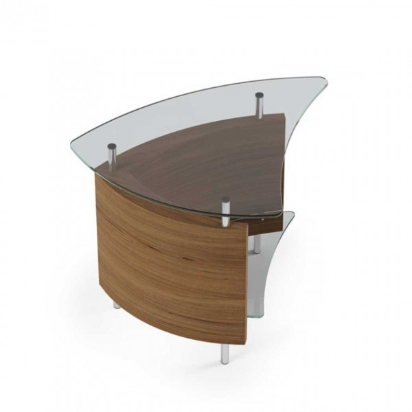 Fin 1110 End Table Natural Walnut