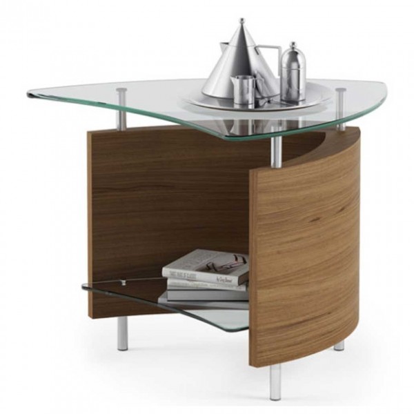 Fin 1110 End Table Natural Walnut