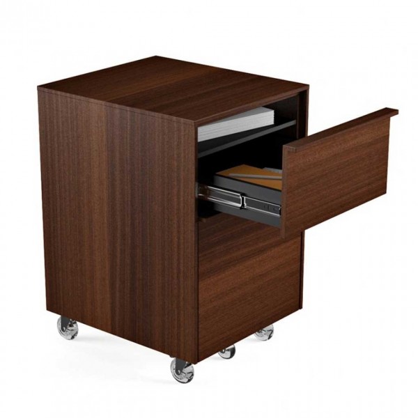 Cascadia 6207 Mobile File Pedestal Chocolate Stained Walnut