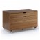 BDI Modica 6347 Mobile File Pedestal, Natural Walnut