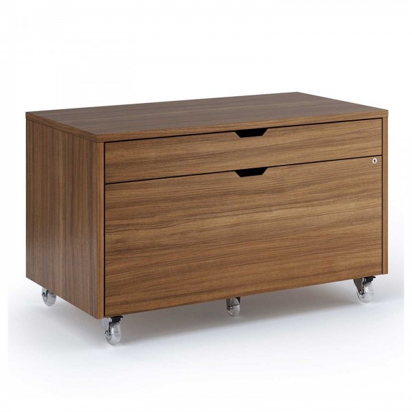 Modica 6347 Mobile File Pedestal Natural Walnut