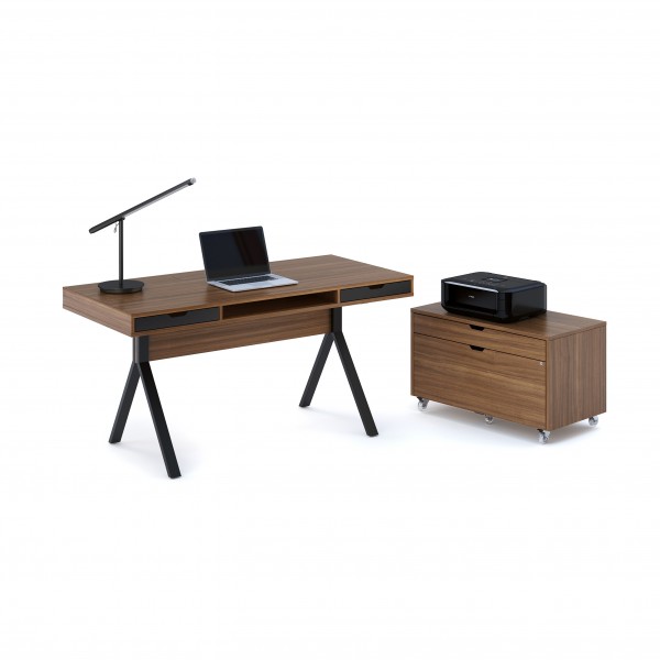 Modica 6347 Mobile File Pedestal Natural Walnut