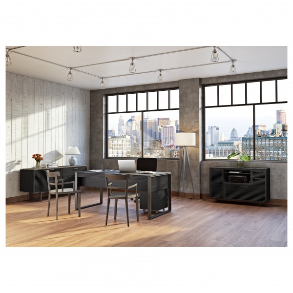 Corridor 6520 Multifunction Cabinet Charcoal Stained Ash