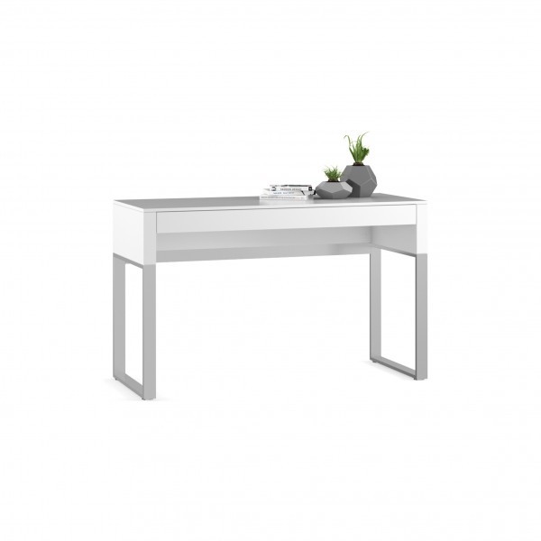 Cascadia 6202 Console/Laptop Desk Smooth Satin White