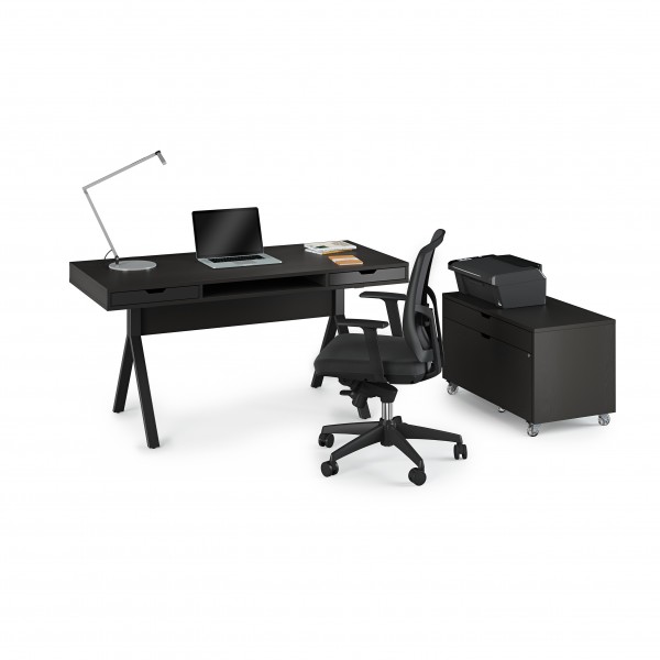 Modica 6341 Desk Charcoal Stained Ash