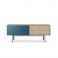 BDI Margo 5229 Media-Schrank, Eiche Drift / Marine