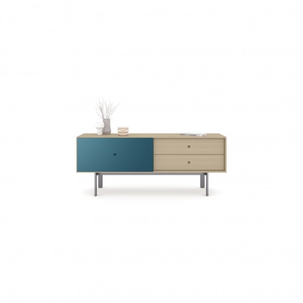 Margo 5229 Media Cabinet Drift Oak / Marine