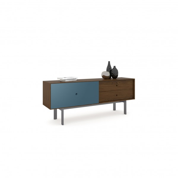 Margo 5229 Media Cabinet Toasted Walnut / Marine