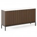 Cosmo 5729 Storage Console Toasted Walnut