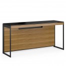 BDI Sequel 20 6102 Console / Laptop Desk Natural Walnut w/ Black Legs