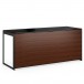 Sequel 20 6101 Desk Chocolate Stained Walnut w/ Black Steel Legs