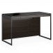 BDI Sequel 20 6103 Compact Desk, Charcoal Stained Ash w/Black