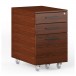 BDI Sequel 20 6107 Mobile File Pedestal, Chocolate Stained Walnut