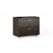 Sequel 20 6116 Lateral File Cabinet Charcoal Stained Ash w/ Satin Nickel Finish