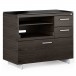 Sequel 20 6117 Multifunction Cabinet Charcoal Stained Ash w/ Satin Nickel Finish