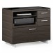 Sequel 20 6117 Multifunction Cabinet Charcoal Stained Ash w/ Satin Nickel Finish