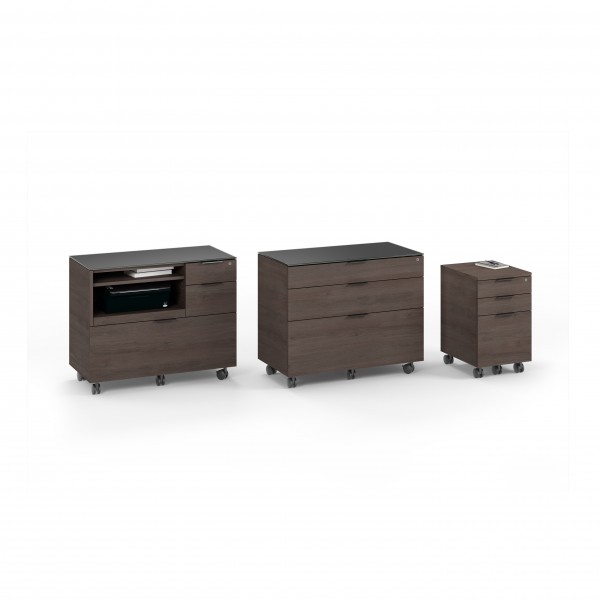 Sigma 6916 Lateral File Cabinet Sepia