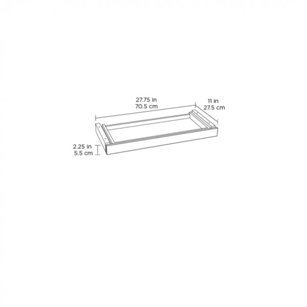 Centro 6459-2 Storage Drawer (For 6451-2 and 6452-2)