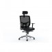 TC-223 Black Leather Office Chair