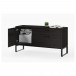 Linea 6220 Charcoal Stained Ash Multifunction Cabinet