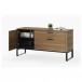 Linea 6220 Natural Walnut Multifunction Cabinet