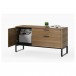 Linea 6220 Natural Walnut Multifunction Cabinet