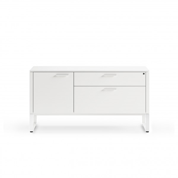 Linea 6220 Satin White Multifunction Cabinet